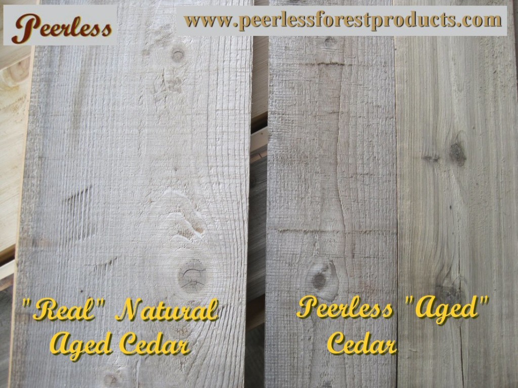 Compare real to Peerless Barnboard